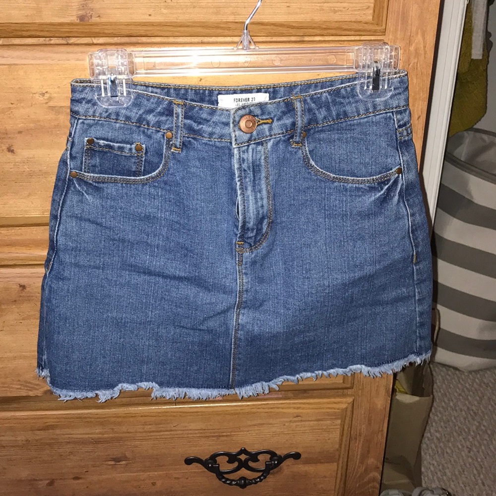 jean skirt